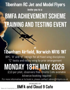 Achievement Scheme Training and Test day @ Tibenham Airfield